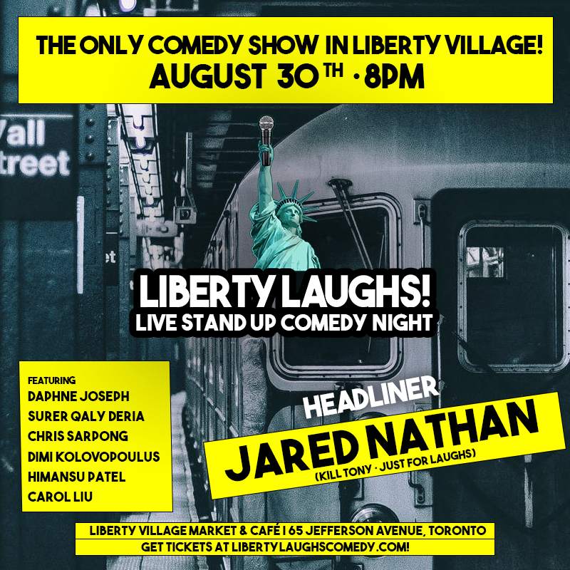 The Liberty Laughs Comedy Show - with Jared Nathan at TBA - Liberty ...