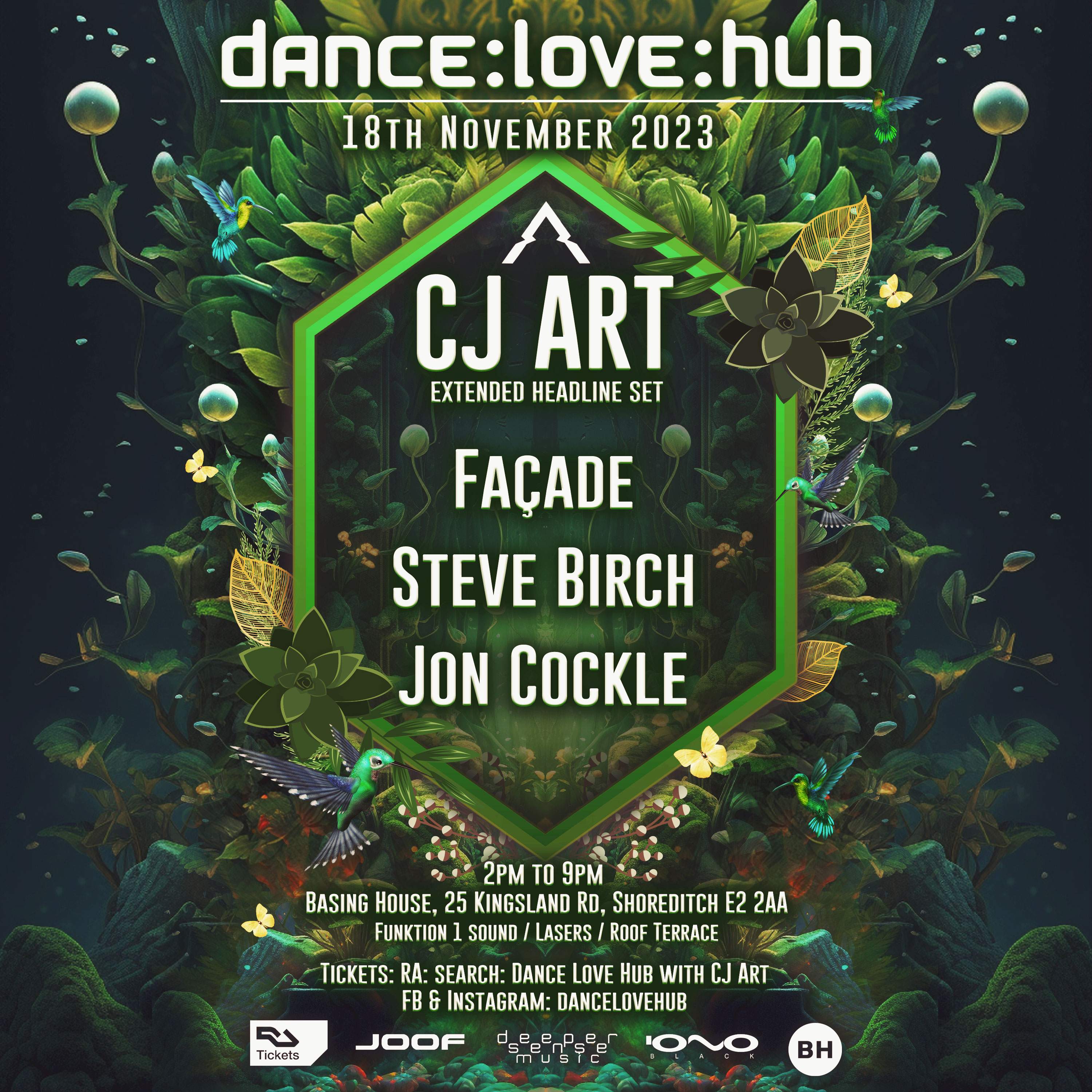 Dance Love Hub with CJ Art - Página frontal