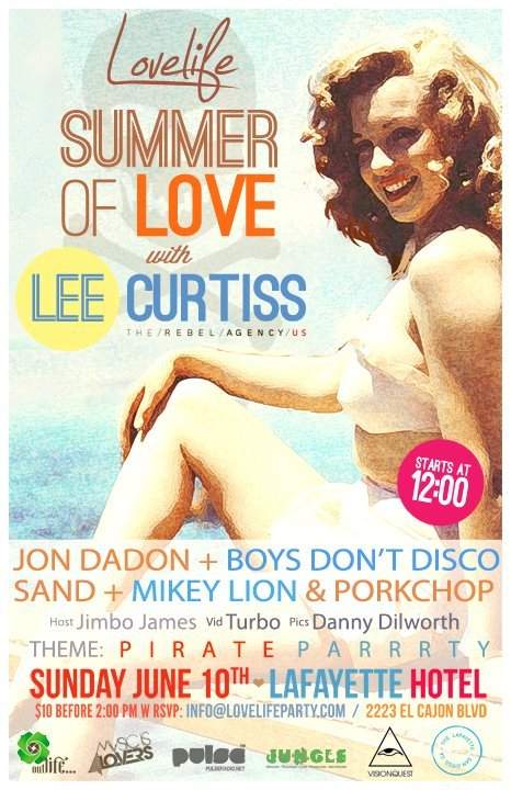 Lovelife presents... Summer Of Love with Lee Curtiss - Página frontal