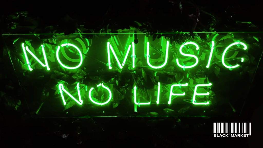 No Music. No Life. (Free Party) - フライヤー表