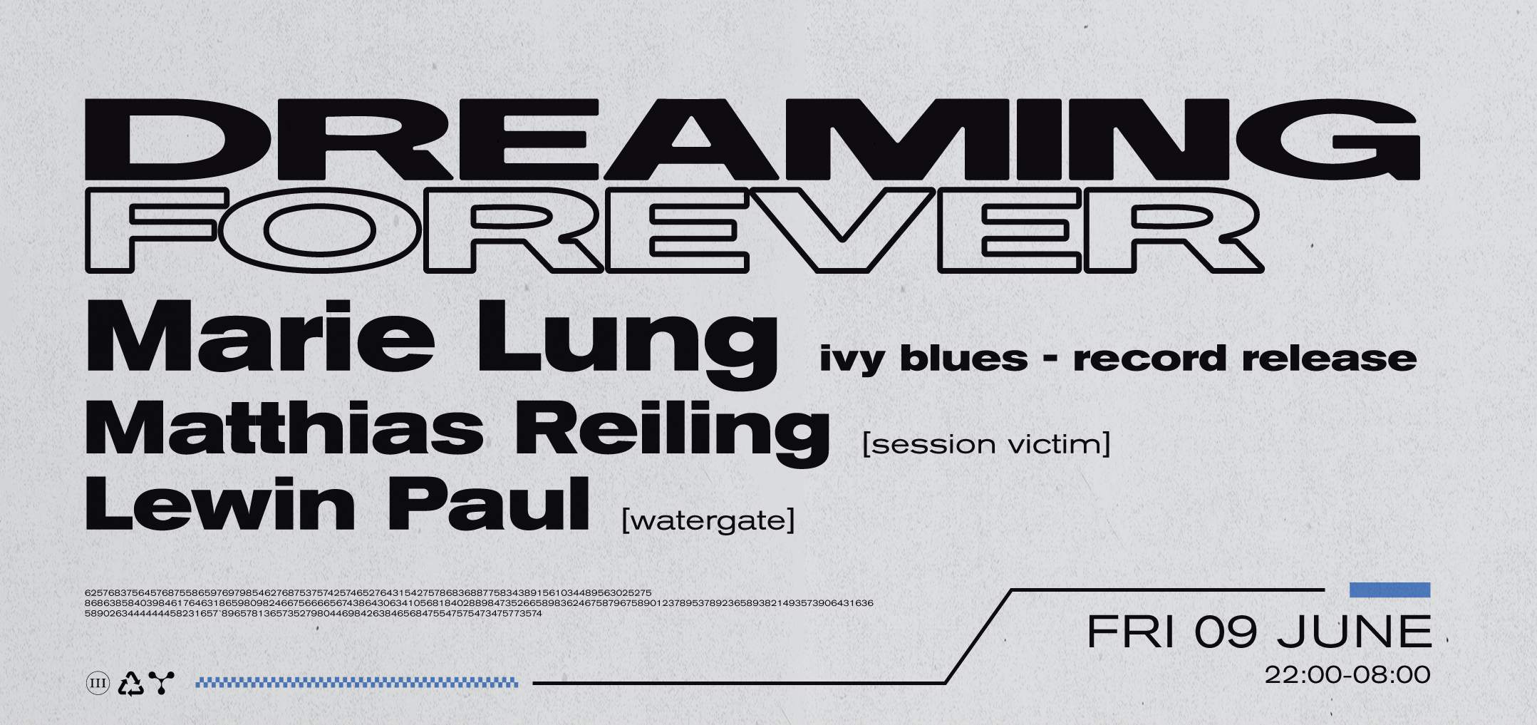 Marie Lung - Record Release party - Ivy Blues - Dreaming forever - Página frontal