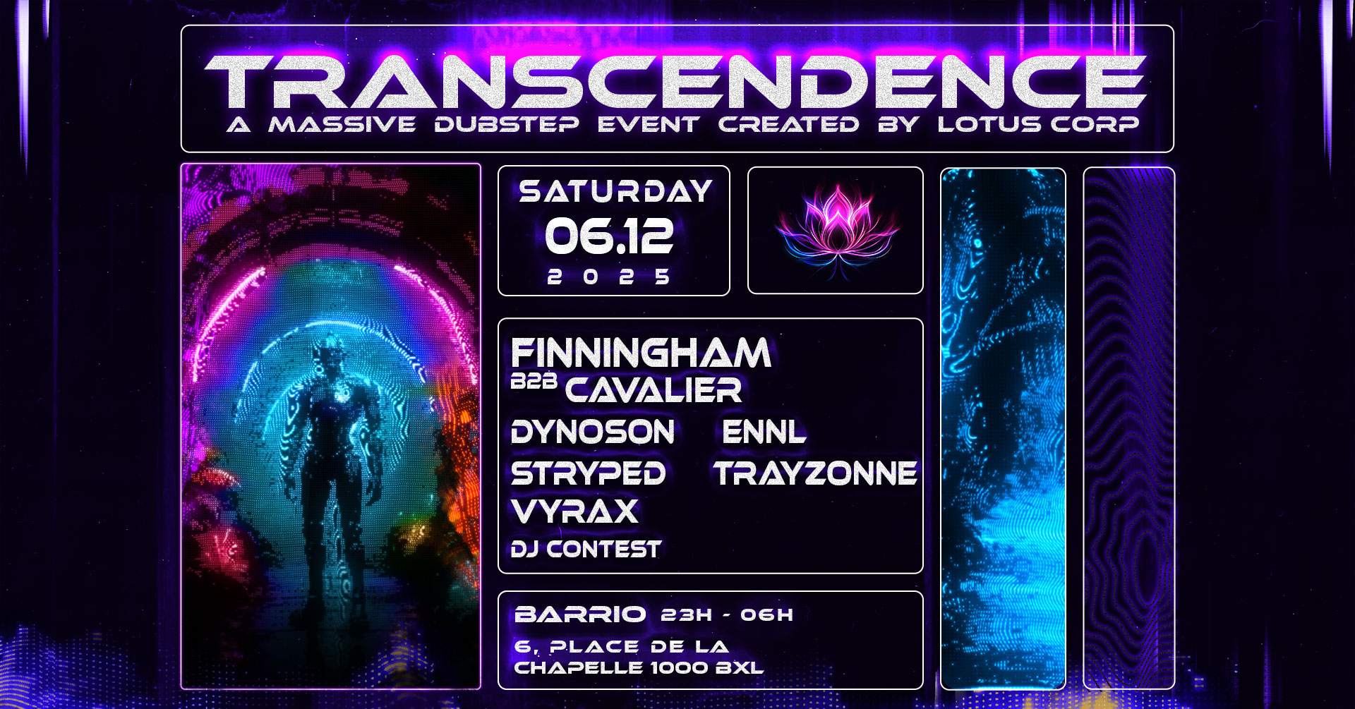 Lotus Corp presents: Transcendence at Barrio Cafe, Brussels