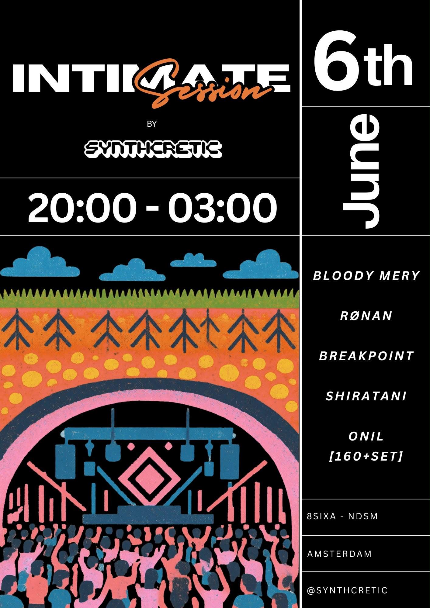 Synthcretic: Intimate Session (Breaks - UKG - Jungle) at 8sixa
