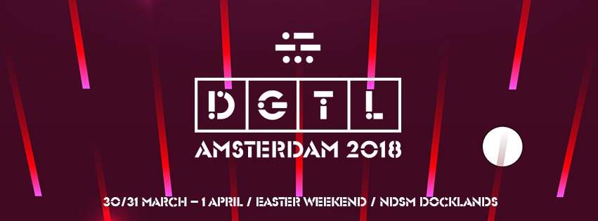 DGTL Amsterdam 2018 - フライヤー表