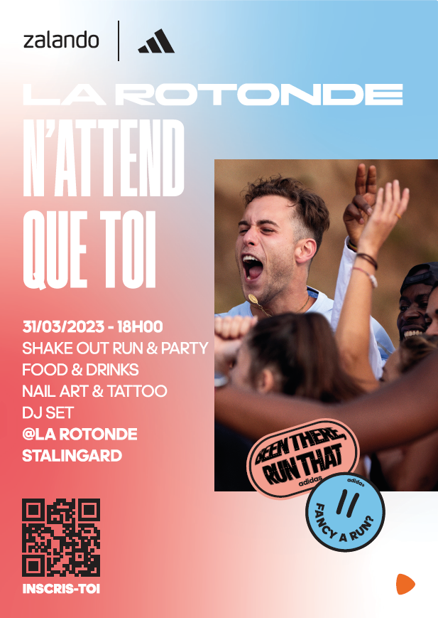 adidas x Zalando SHAKE OUT RUN PARTY at La Rotonde Stalingrad