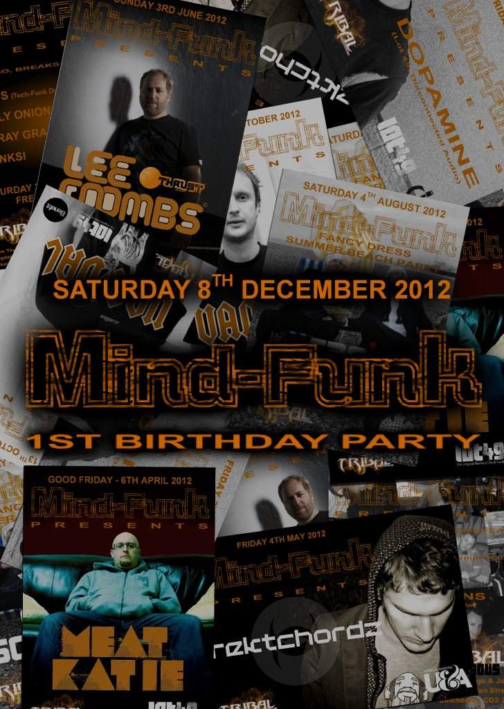 Mind-Funk 1st Birthday Party  - Página frontal