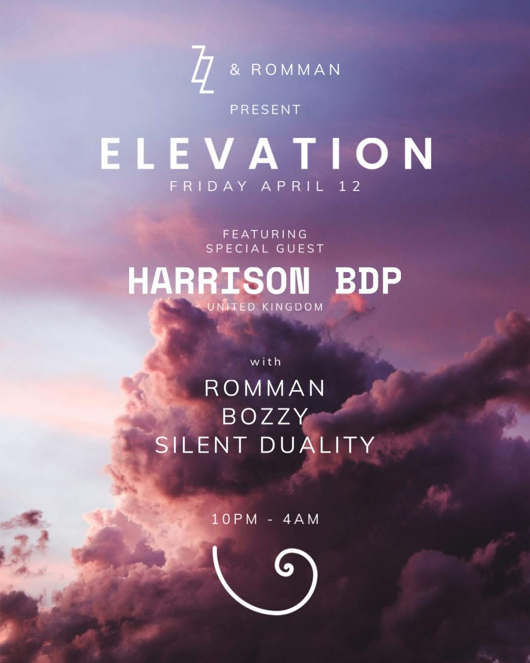 ELEVATION presents Harrison BDP - Página frontal