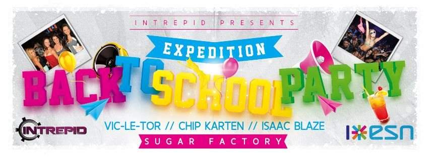 Back 2 School Party! - Introduction Week - フライヤー表