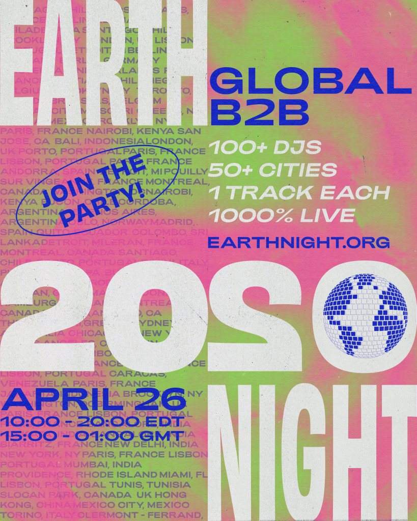 Earth Night - Página frontal