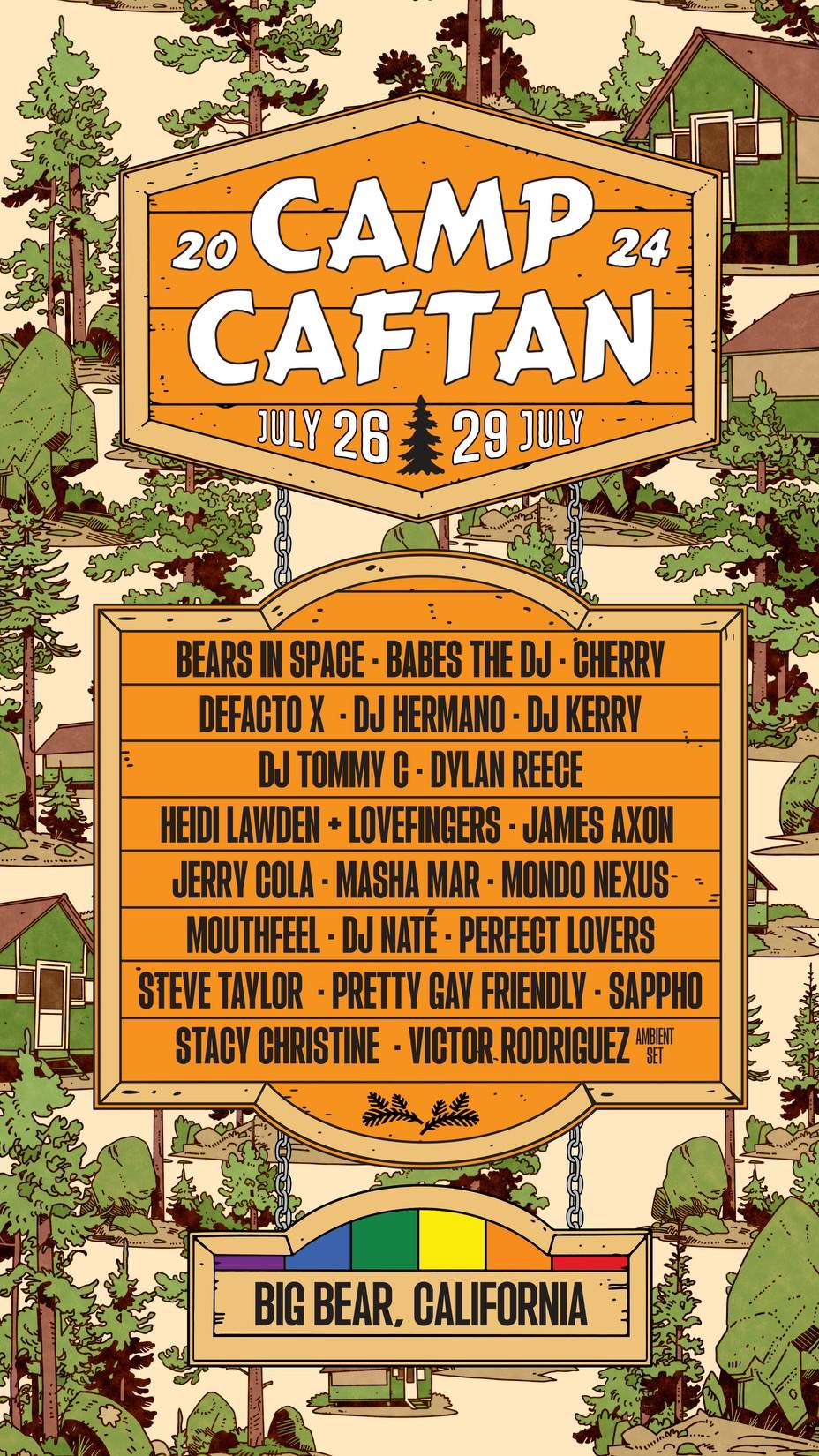 Camp Caftan 2024 at TBA - Big Bear, CA, Los Angeles