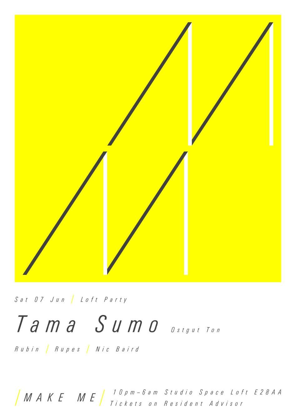 Make Me Loft Party with Tama Sumo - Página frontal