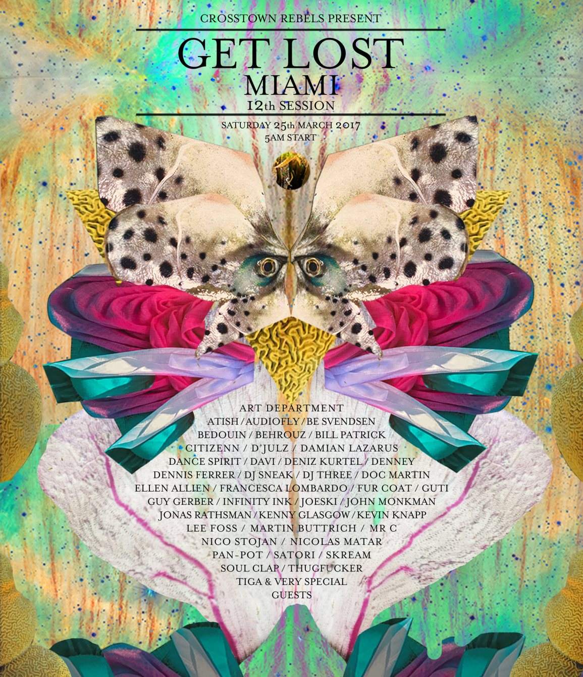 Crosstown Rebels present Get Lost Miami - 12th Session - フライヤー表