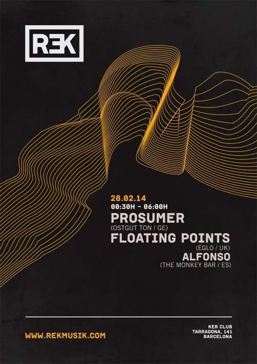 Rek presents Prosumer, Floating Points, Alfonso - Página trasera