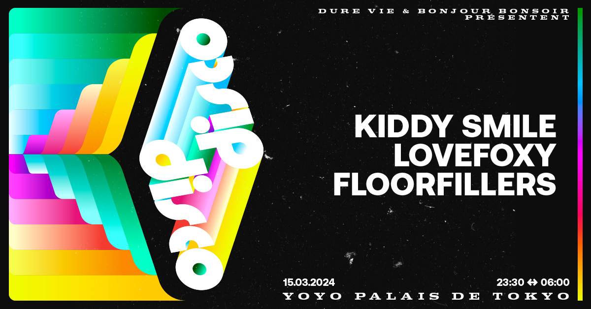 CLOSING DISCO DISCO: Kiddy Smile, Lovefoxy, Floorfillers - フライヤー表