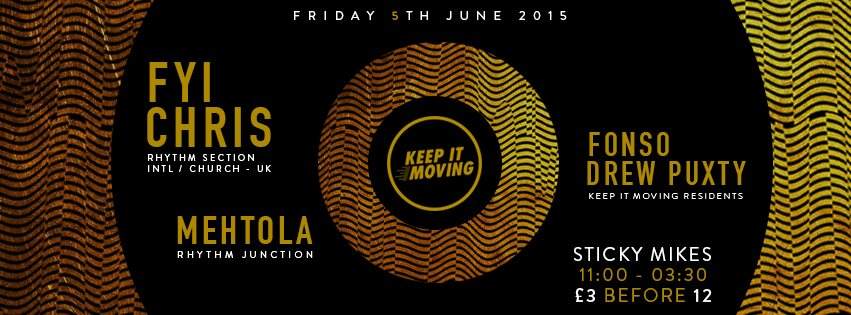 Keep It Moving 2nd Birthday with FYI Chris, Mehtola, Fonso, Drew Puxty - Página frontal