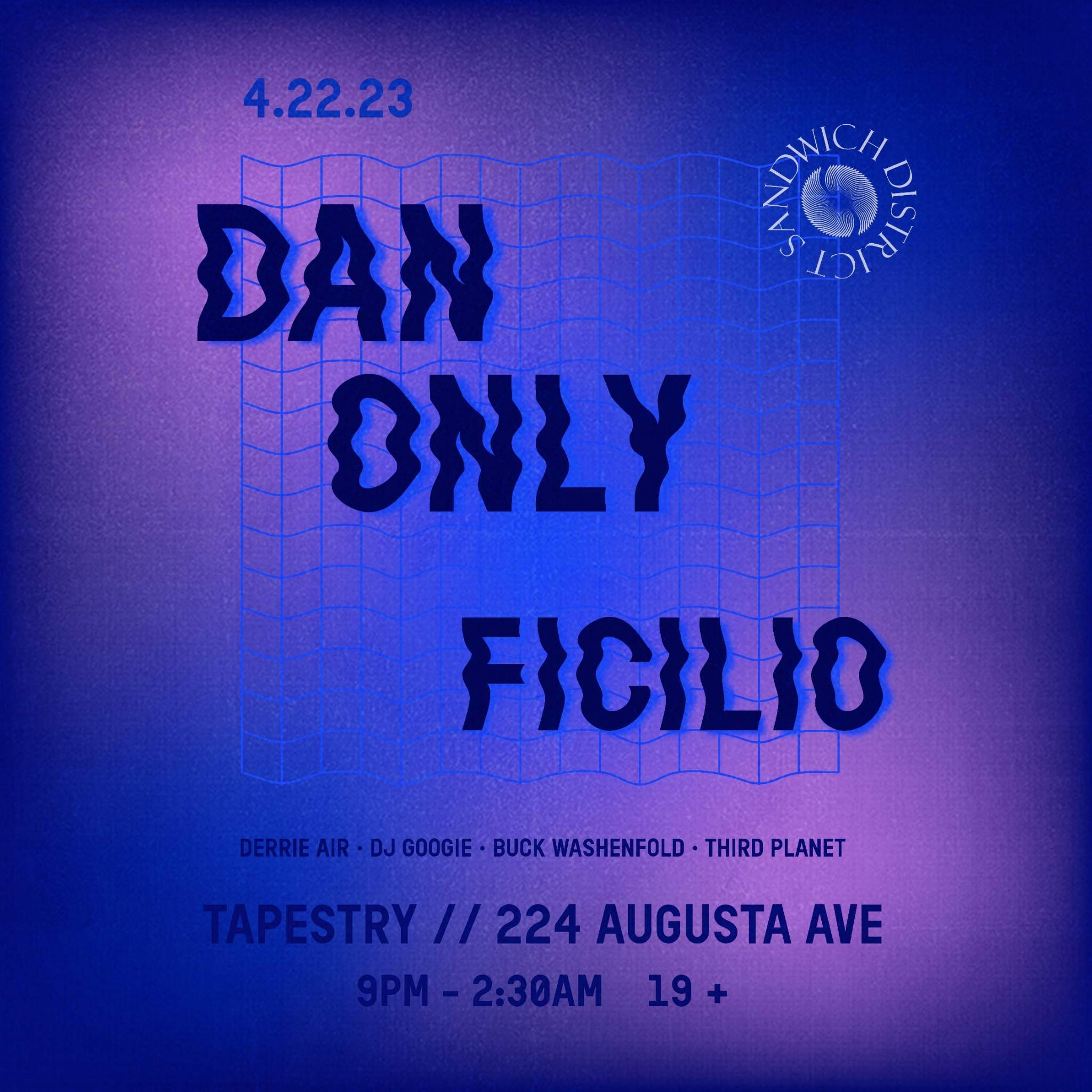 Sandwich District: Dan Only + Ficilio - Página frontal