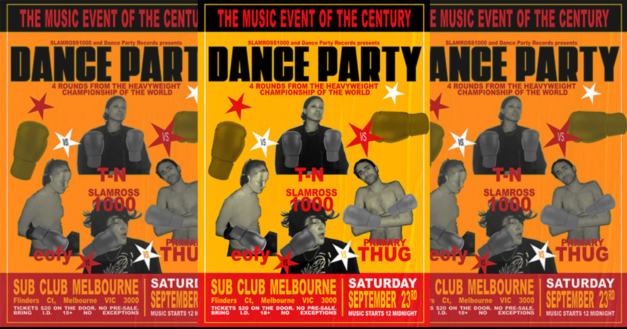 Dance Party feat. T-N, eofy, Primary Thug & SLAMROSS1000 - Página frontal