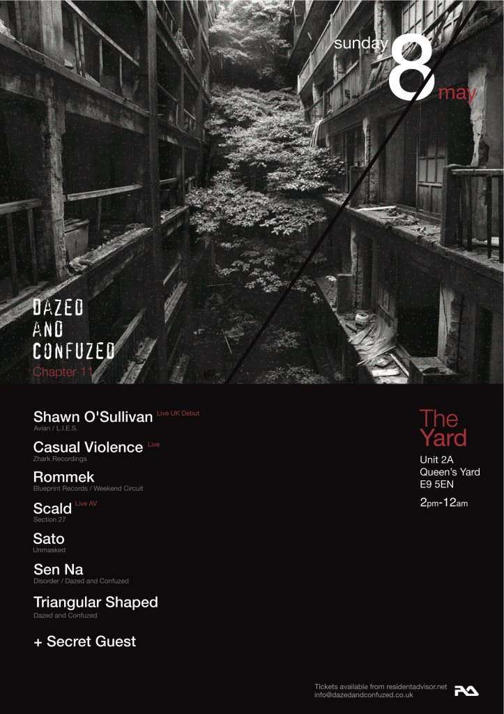 Dazed and Confuzed: Chapter 11 with Shawn O'sullivan, Casual Violence & Rommek - Página frontal