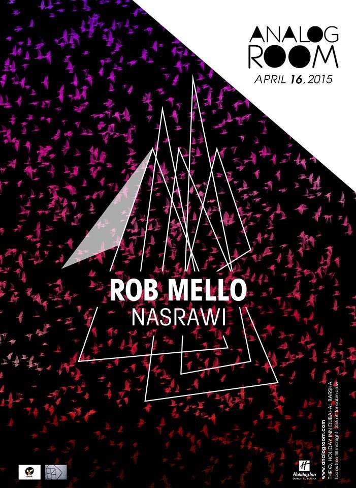 Analog Room presents: Rob Mello, Nasrawi - Página frontal