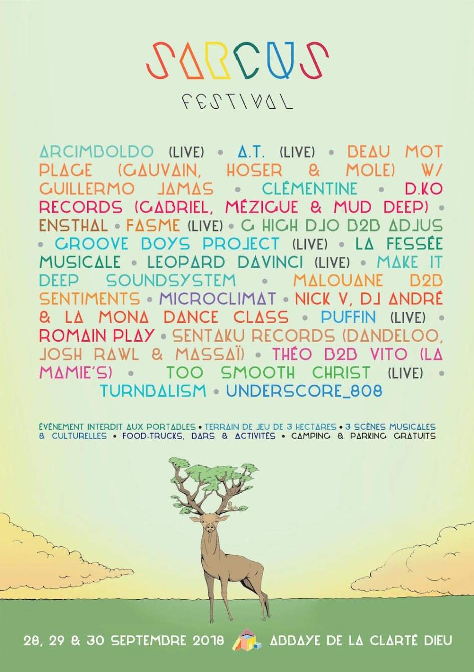 Sarcus Festival 2018 en TBA - France, Central