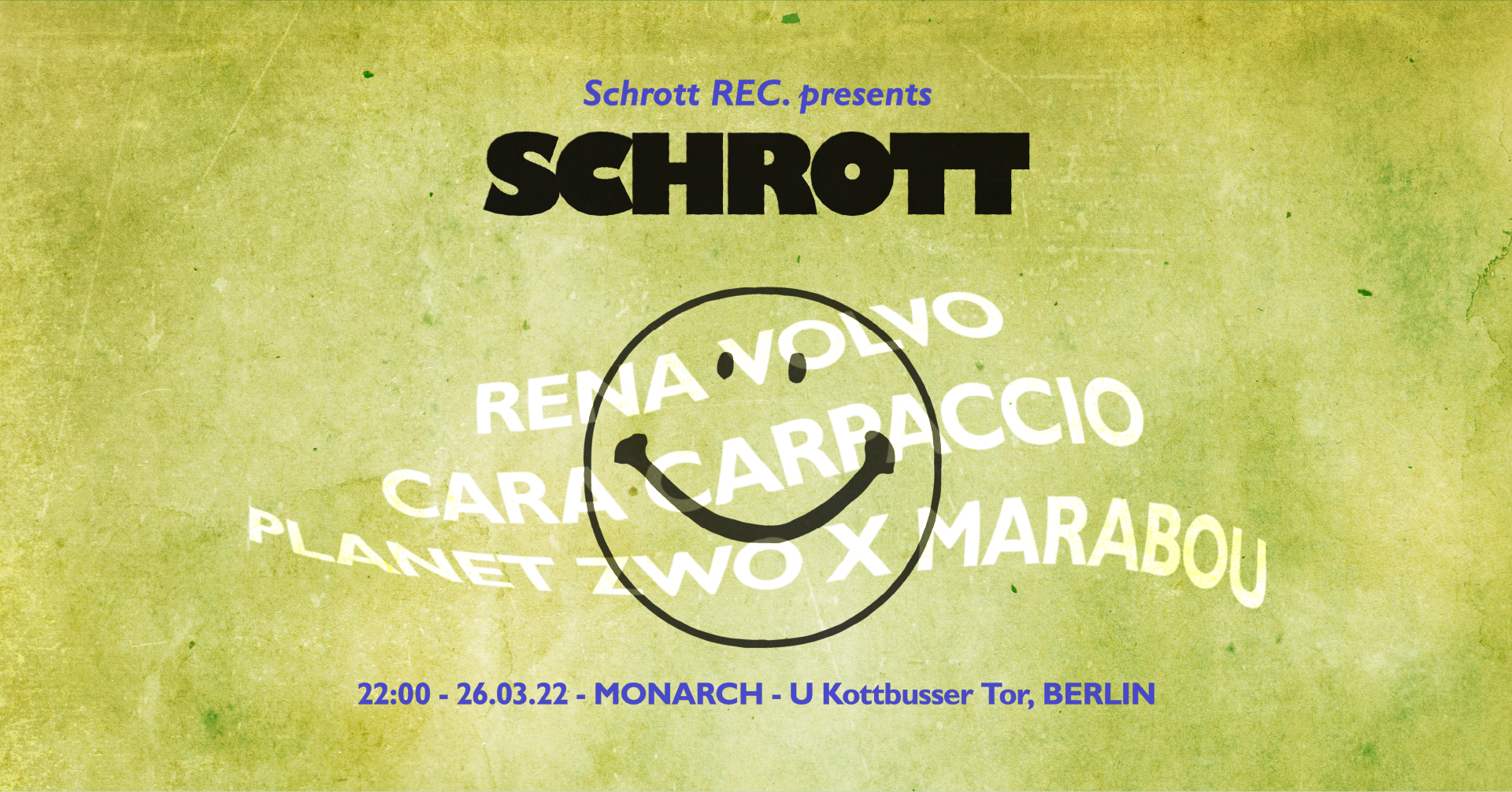 Schrott REC. presents: SCHROTT - Página frontal