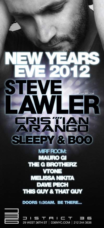 Steve Lawler New Years - Página frontal