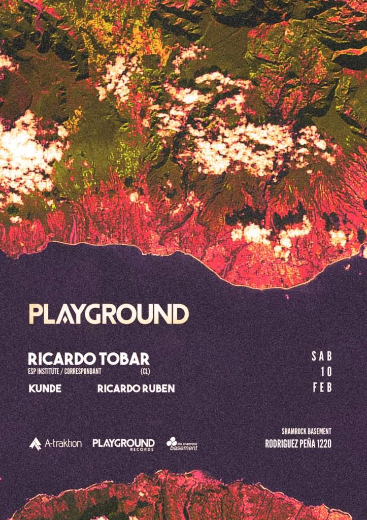 Playground Showcase with Ricardo Tobar - フライヤー裏