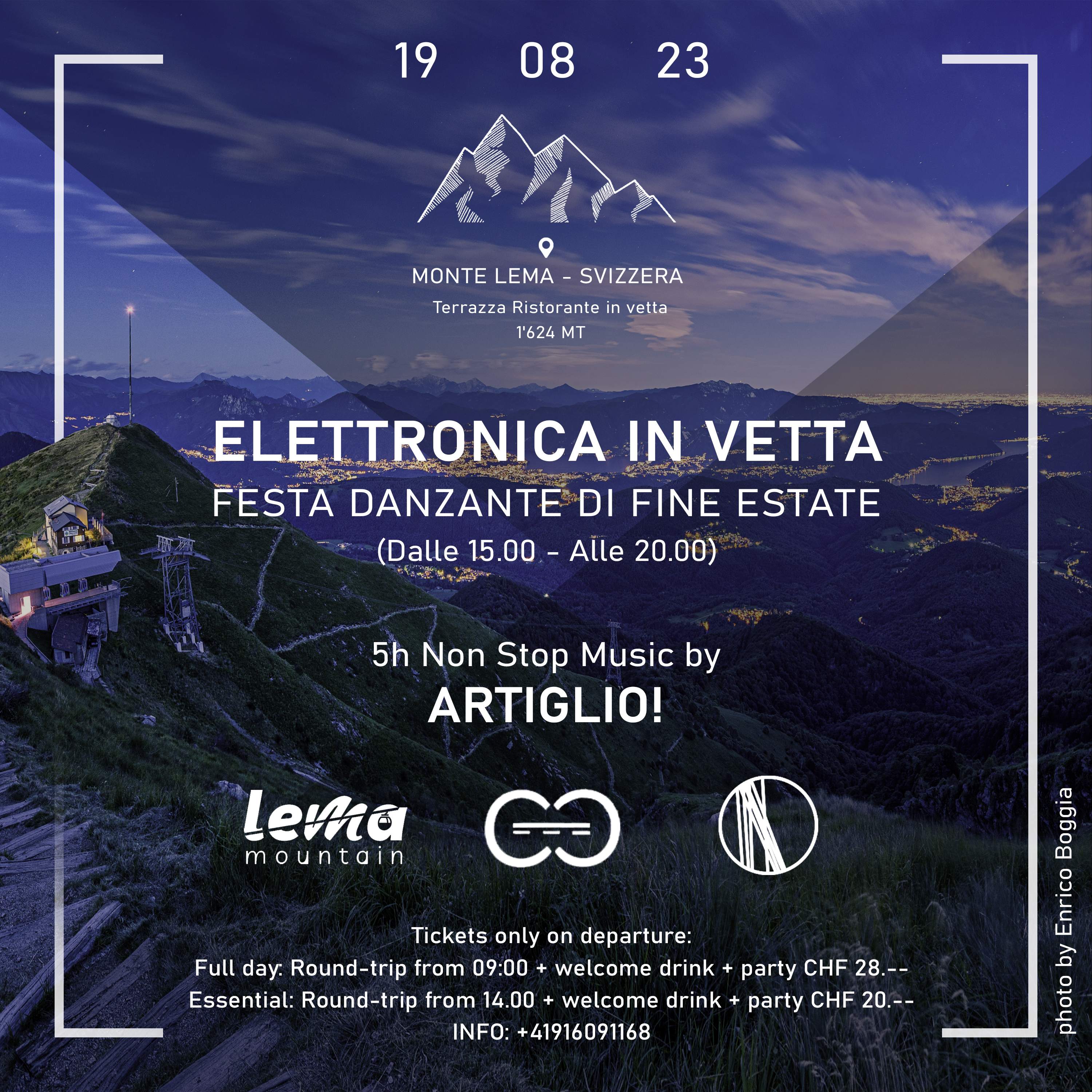 Elettronica In Vetta - Monte Lema (TI/Switzerland) - フライヤー表