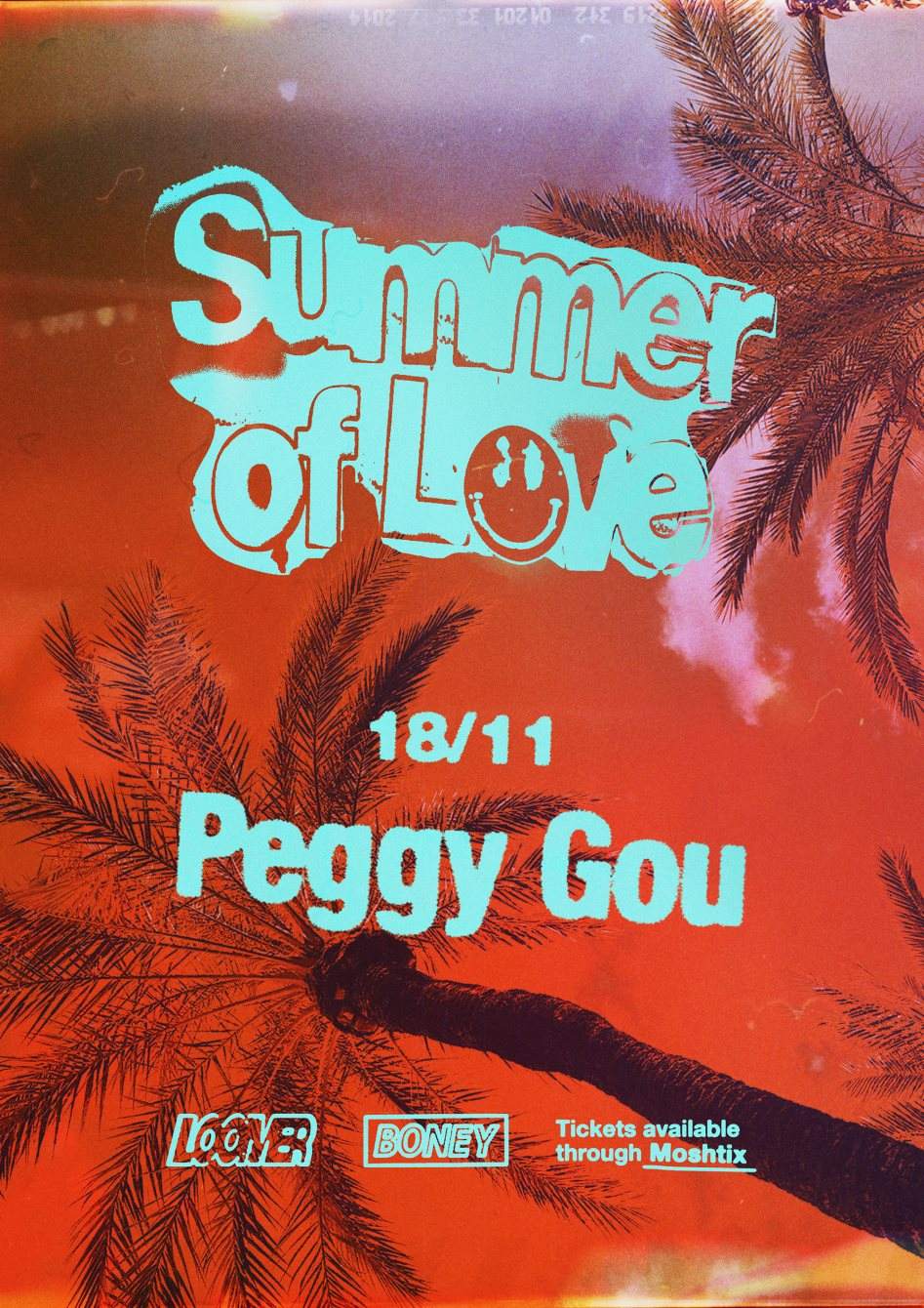 Loomer Summer of Love pres. Peggy Gou - Página frontal