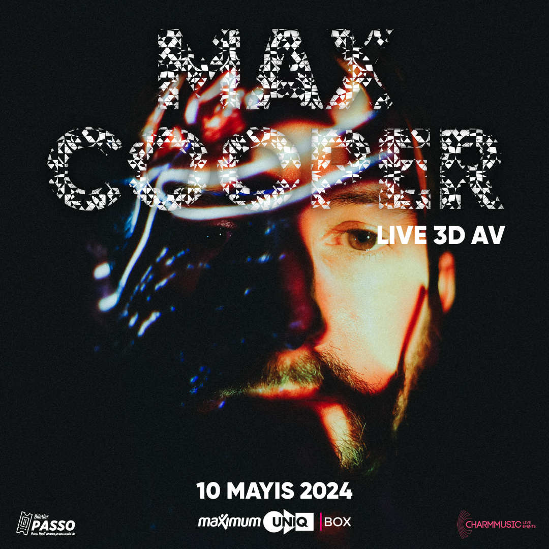 Max Cooper Live 3D A/V - フライヤー表