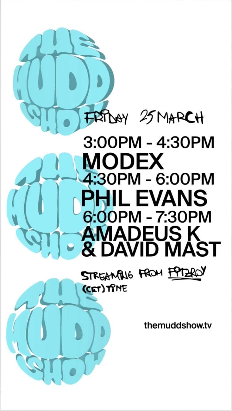 The MUDD Show - Modex, Phil Evans, David Mast & Amadeus Koch - Página frontal