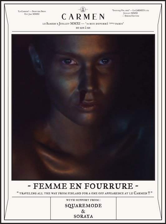 Square Mode Residency with Femme En Fourrure and Soraya - フライヤー表