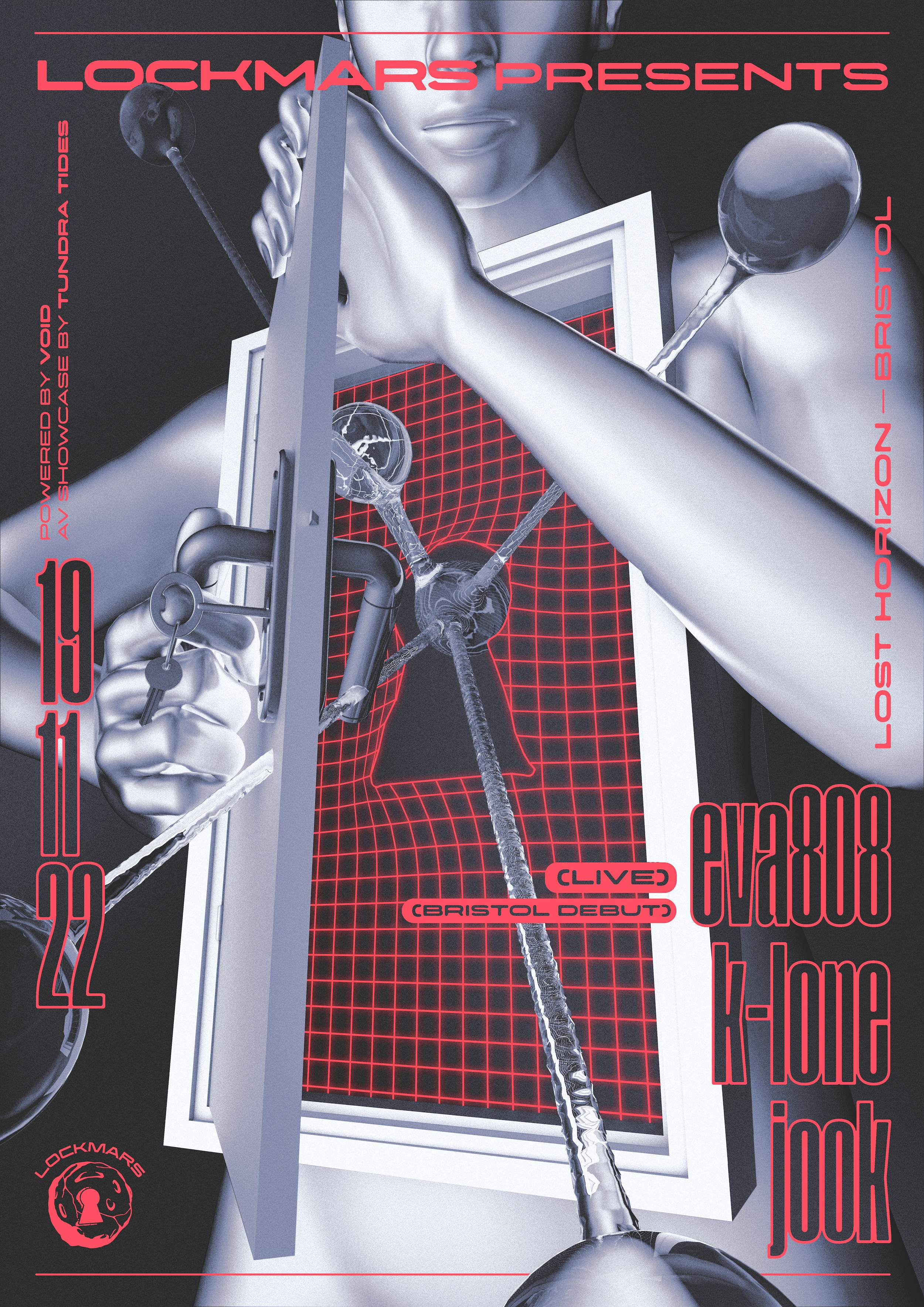 LockMars presents: EVA808 (live), K-LONE & Jook en Lost Horizon, Bristol