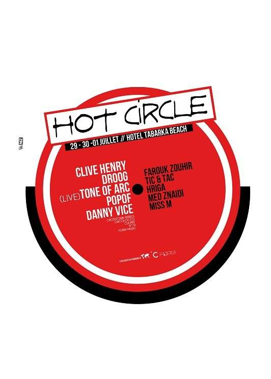 Hot Circle Fest - フライヤー表