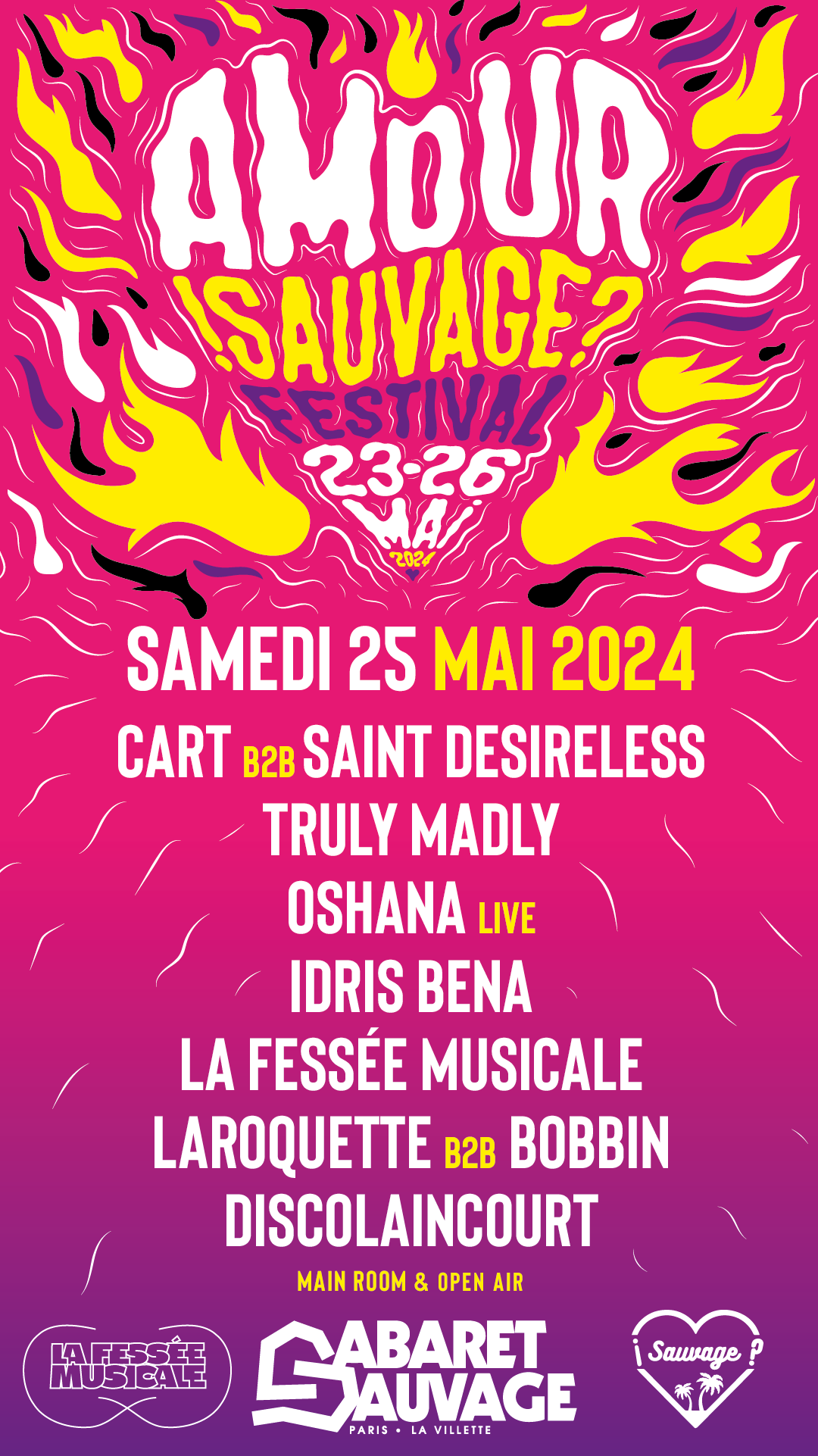 ¡Amour Sauvage Festival#2: Jour 3 - Página frontal