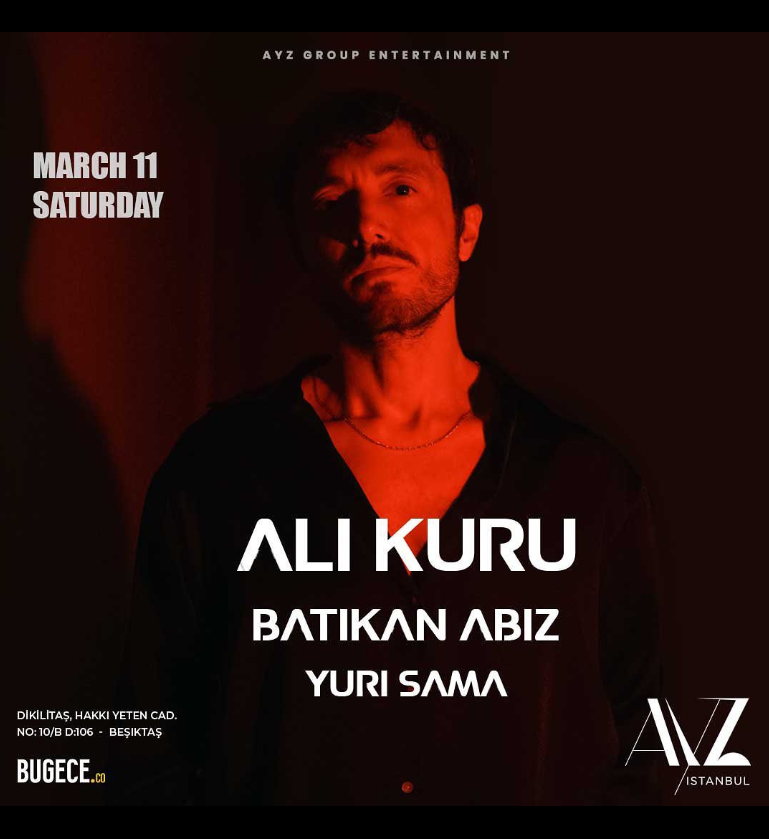 AYZ presents: Ali Kuru - フライヤー表