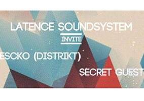 Latence Soundsystem Invite - Distrikt Paris Counrad - Página frontal