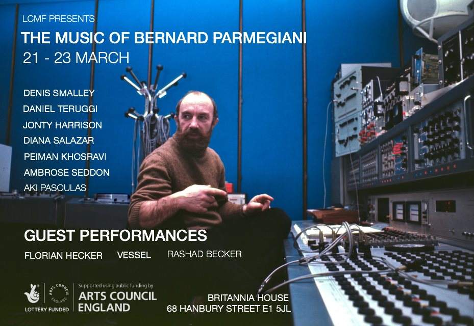 The Music of Bernard Parmegiani (Day 1) - Página frontal