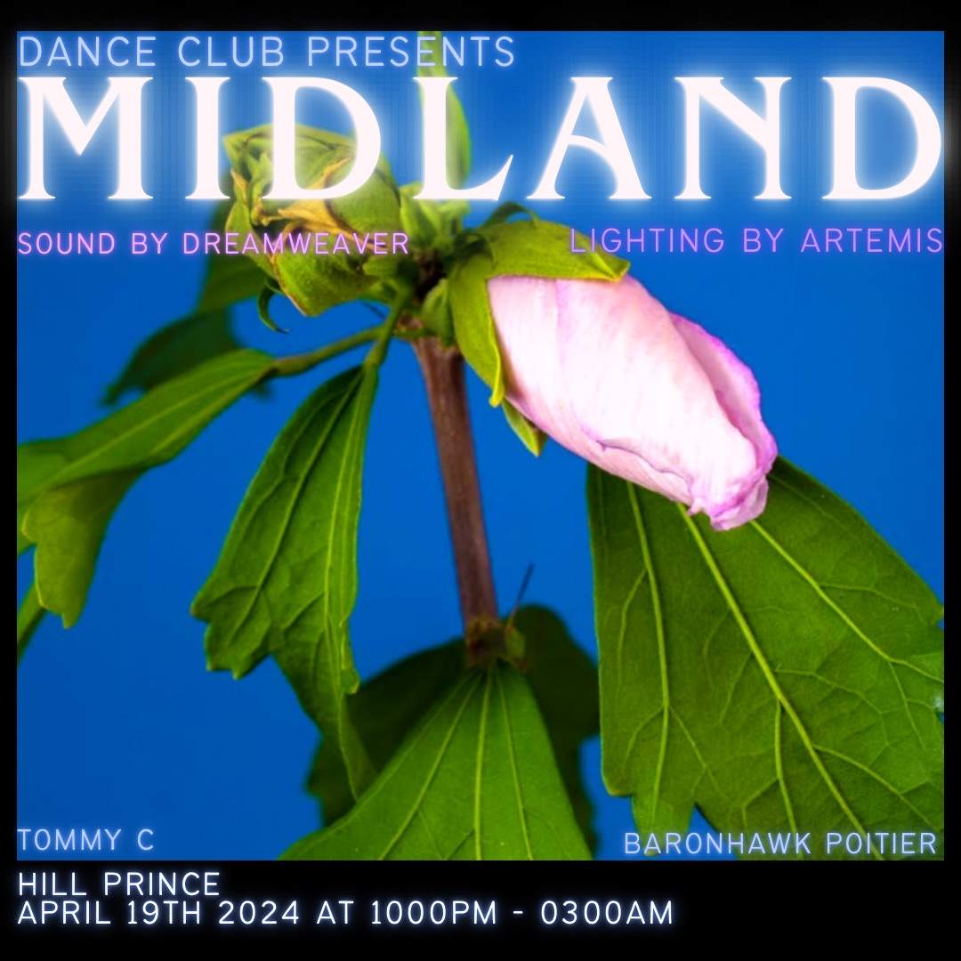 Dance Club presents Midland - フライヤー表