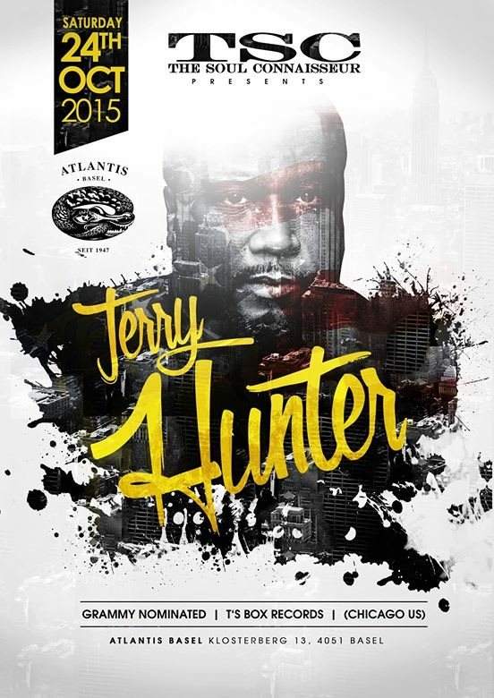 TSC - The Soul Connaisseur presents Terry Hunter - フライヤー表