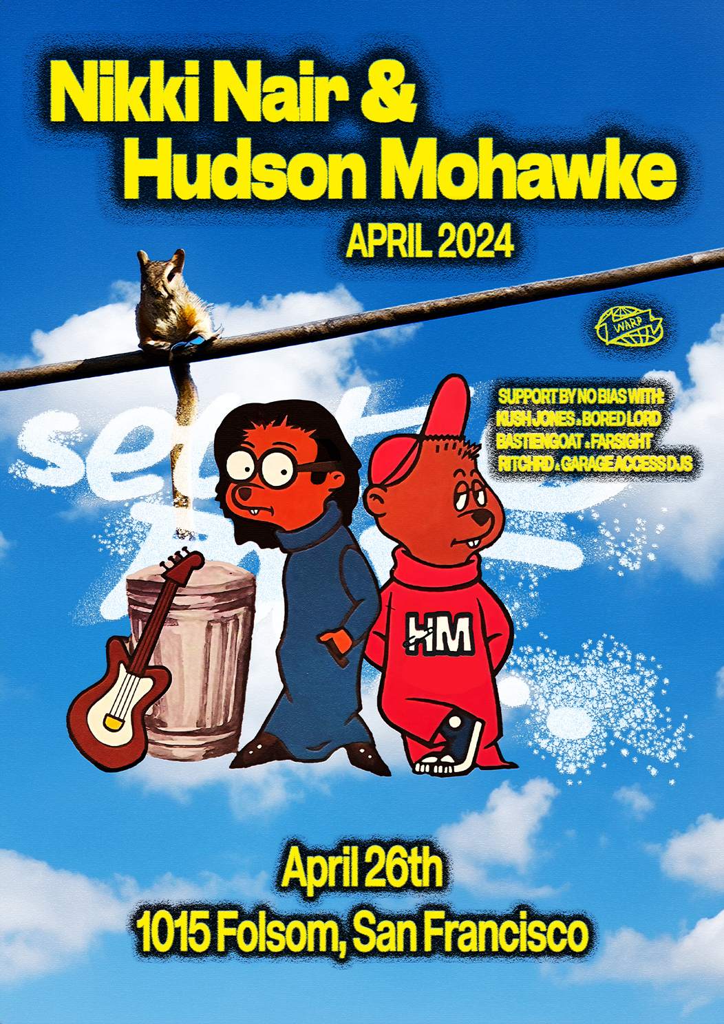 Hudson Mohawke & Nikki Nair at 1015 Folsom, San Francisco/Oakland