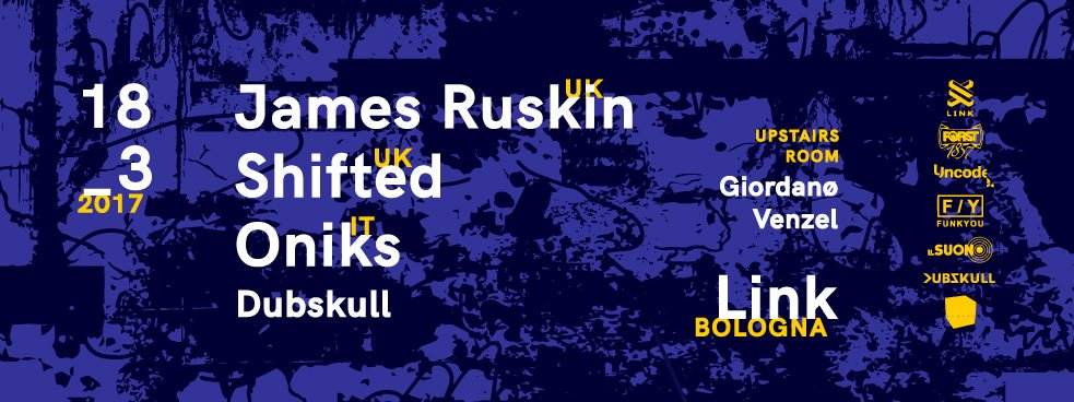 James Ruskin, Shifted & Oniks - Página frontal