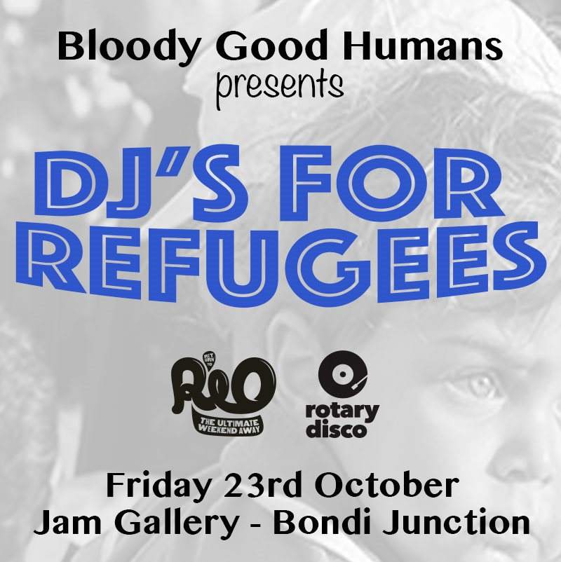 Bloody Good Humans presents - DJs for Refugees - Página frontal