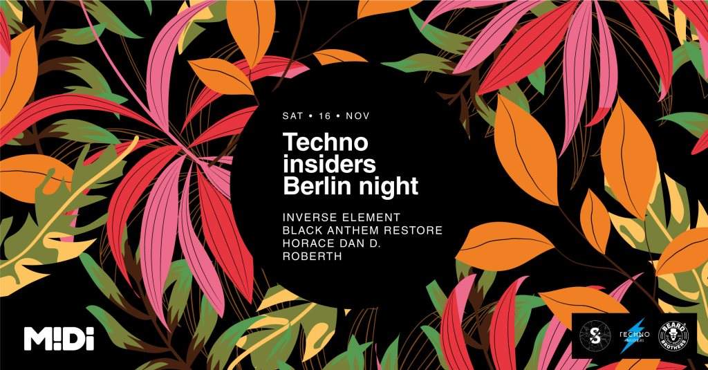 Techno Insiders Berlin Night - Página trasera