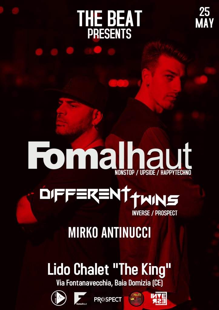 The Beat with Fomalhaut, Different Twins, Mirko Antinucci - Página frontal