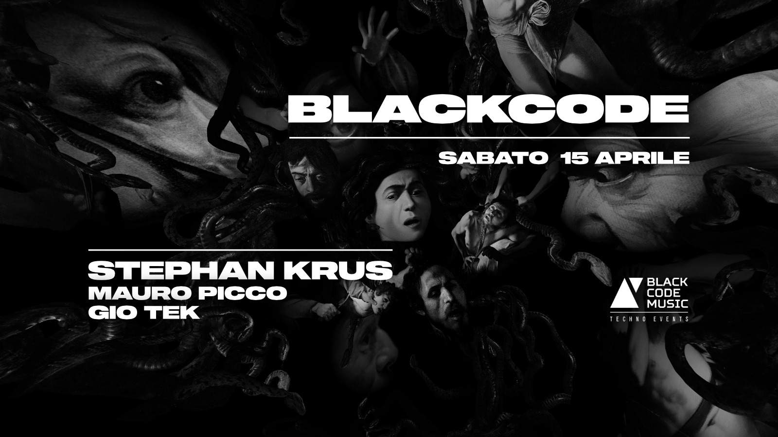 Blackcode with Stephan Krus - フライヤー表