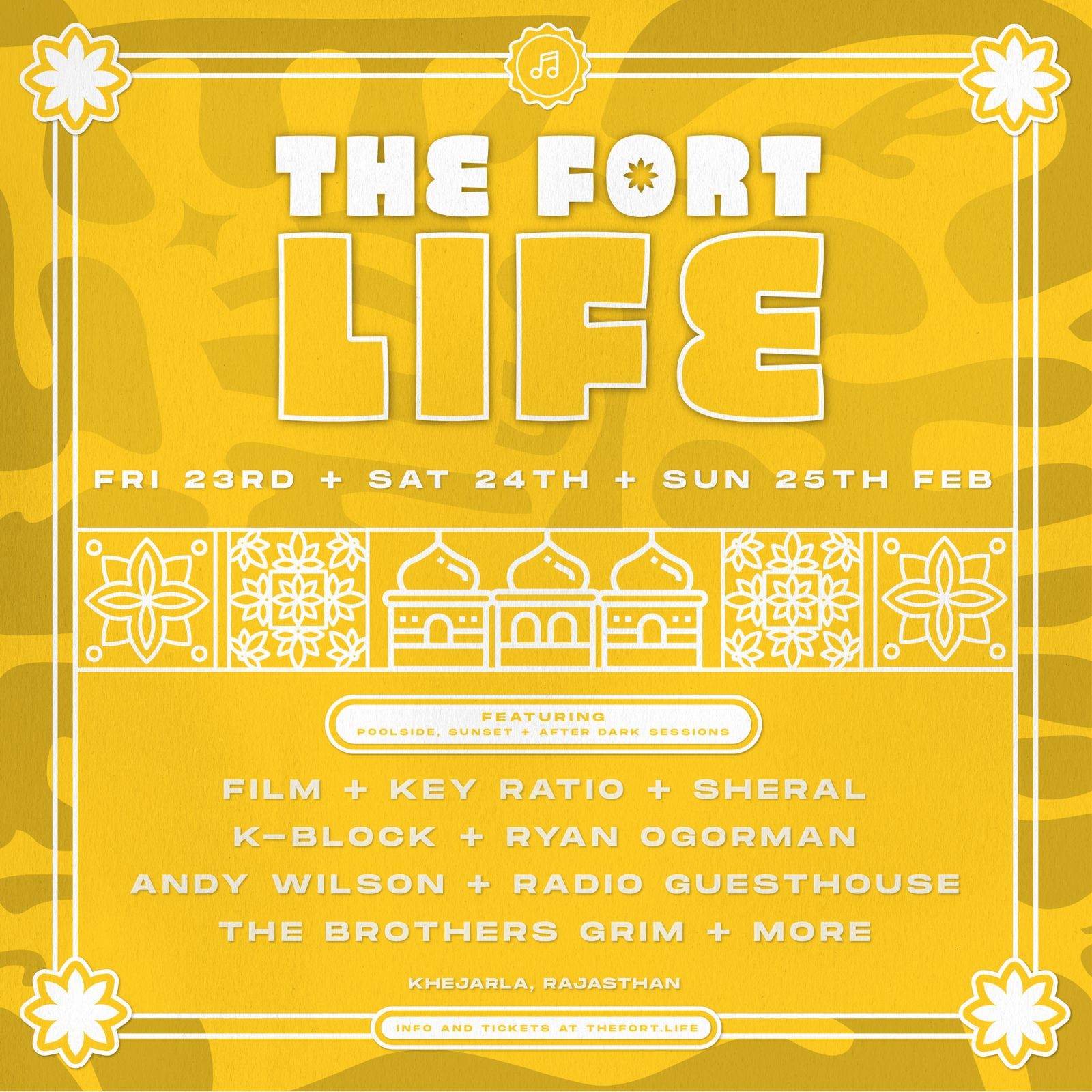 The Fort Life - Weekend 4 - フライヤー表