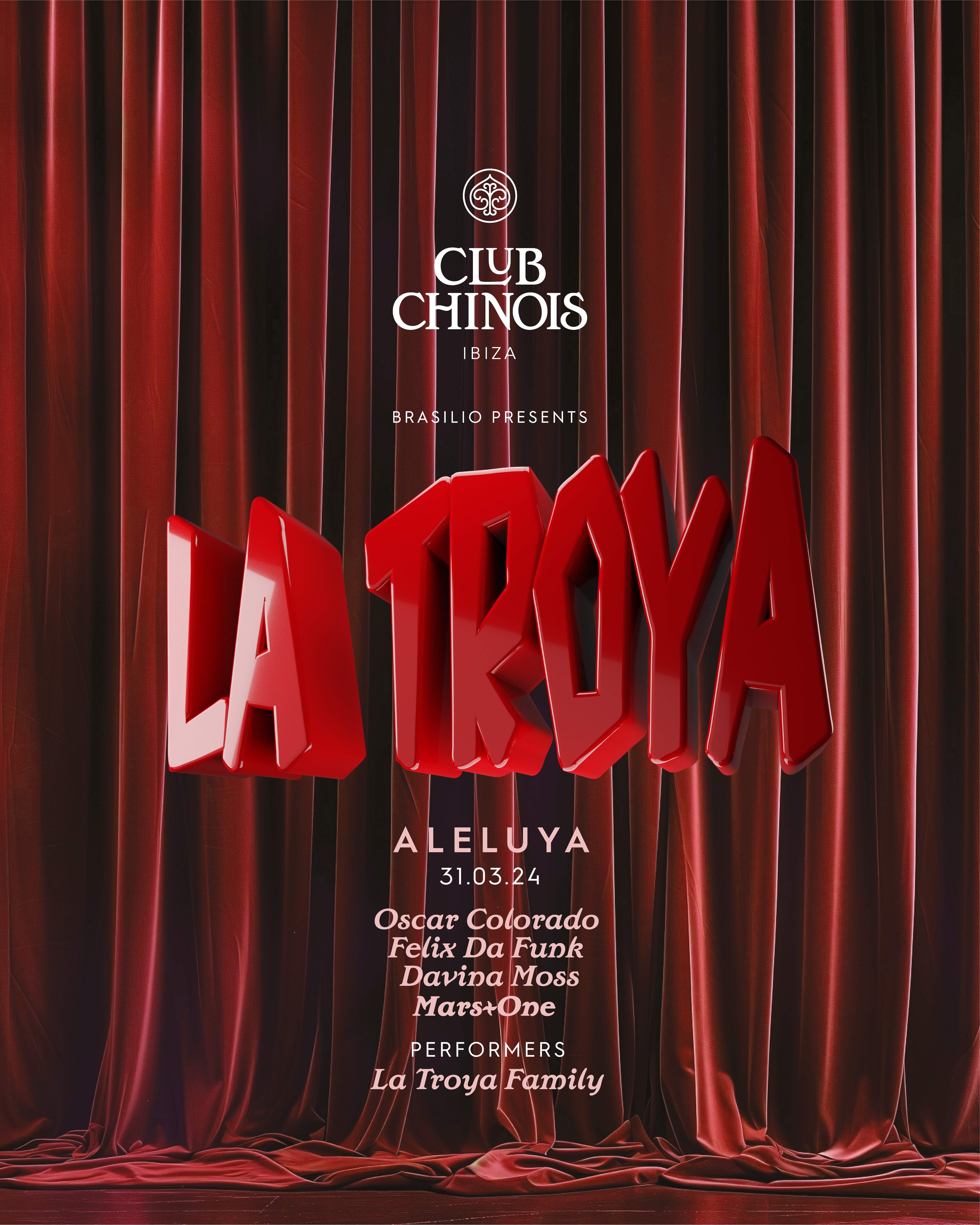 La Troya - Easter party - フライヤー表