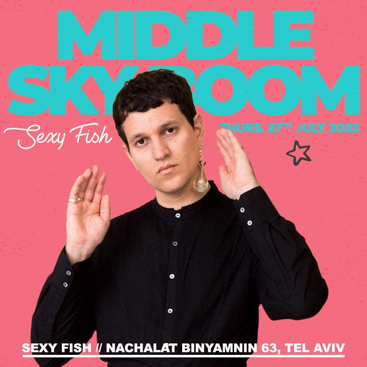 Sexy Fish with Middle Sky Boom - フライヤー表