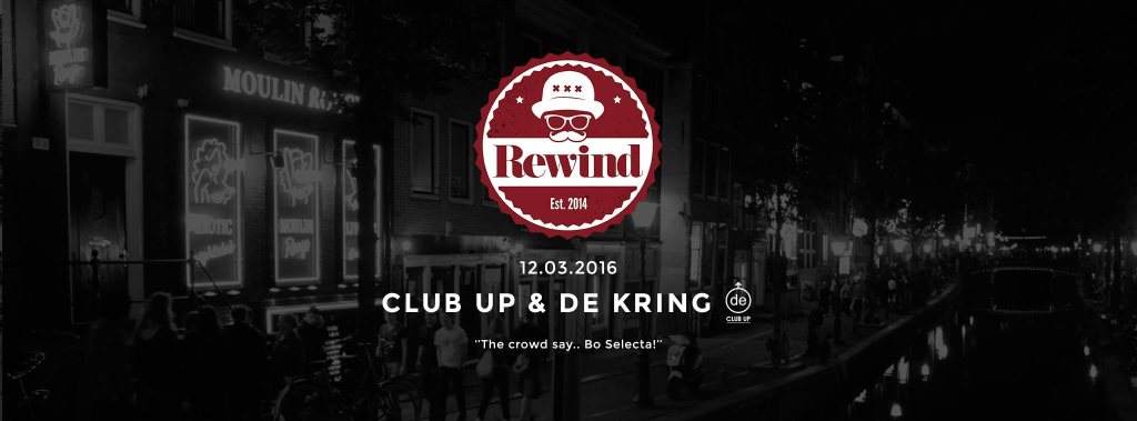 Rewind Amsterdam I Club Up & De Kring - Página frontal